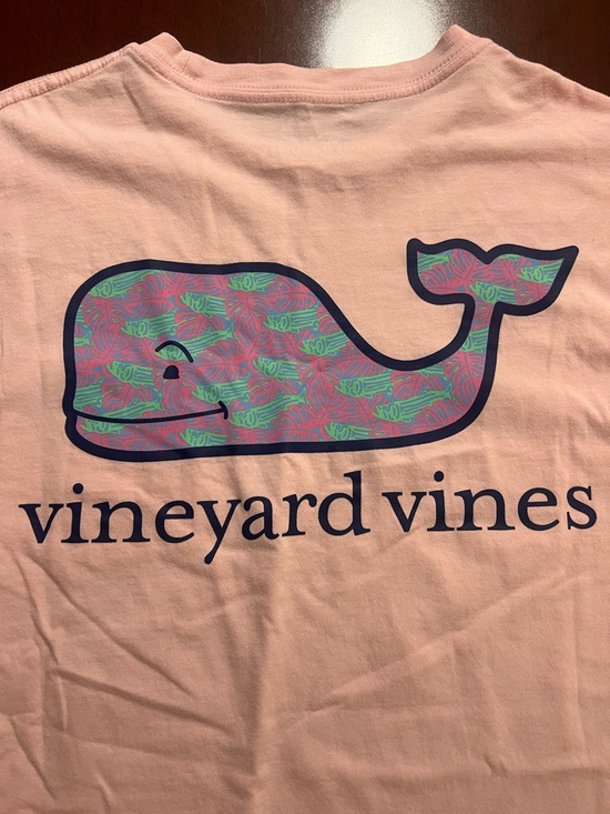 Vineyard Vines Tops - Vineyard Vines Light Pink Logo Tee